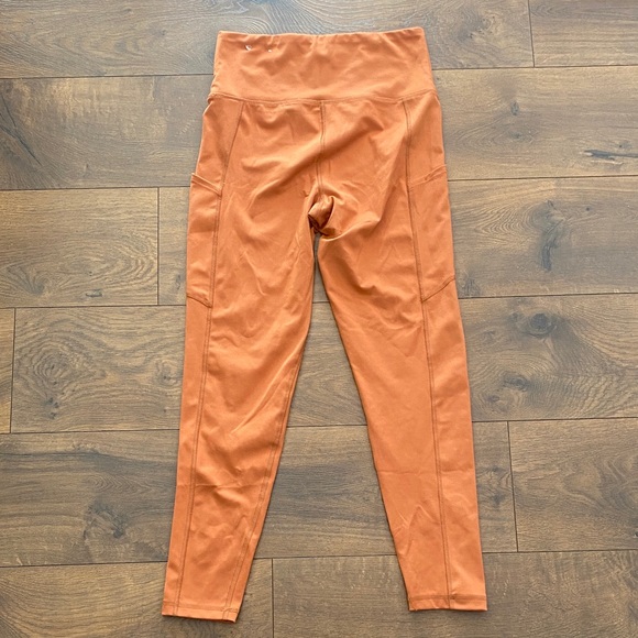 American Eagle The Everything Pocket Leggings Brown Tan Double Pocket M Regular - Picture 5 of 5
